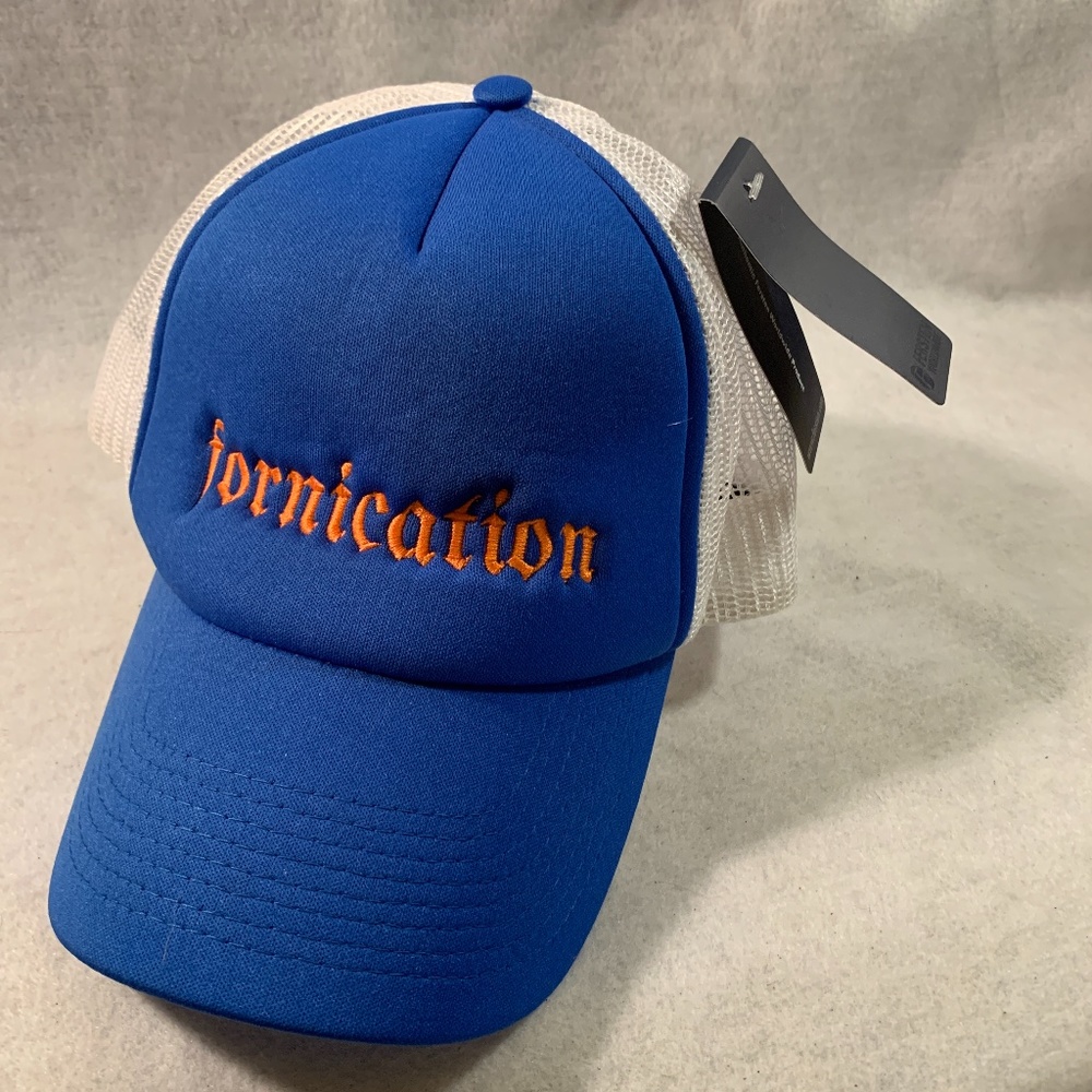 Fornication Embroidered Snapback NWT One size fits most Made by Fersten